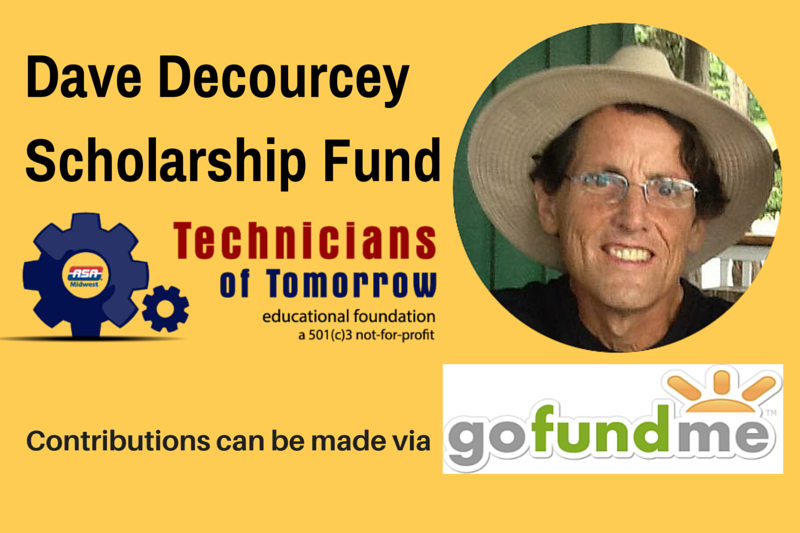 Please contribute to the “Find training and GO” scholarship in honor of Dave DeCourcey, visit https://www.gofundme.com/davedecourcey. Your contribution will continue the legacy Dave has created.