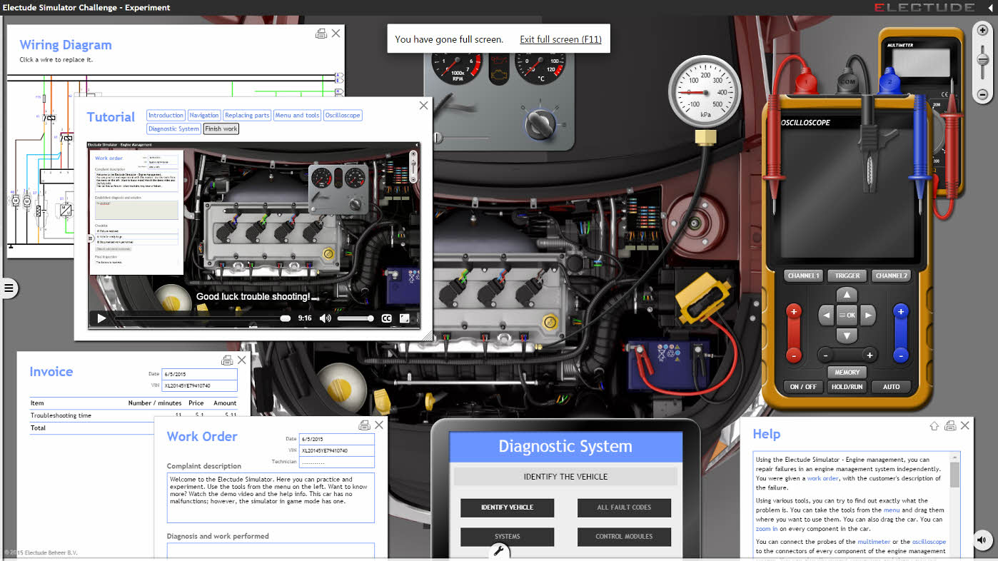 Test your fault-finding capabilities, take the Electude Simulator Challenge