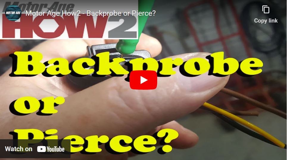 Backprobe or Pierce? Motor Age How2 with Pete Meier