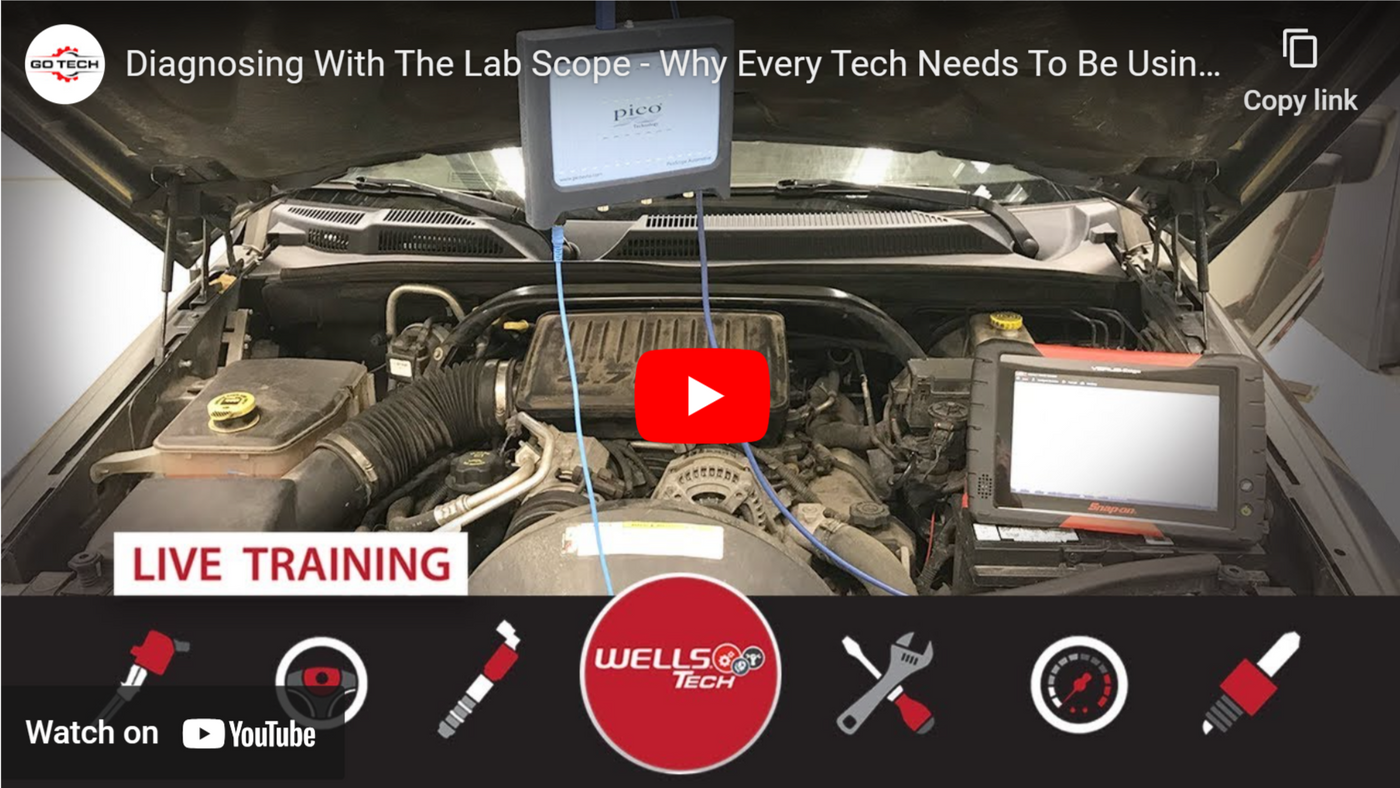 Diagnosing With The Lab Scope - Why Every Tech Needs To Be Using This Tool! a WellsTech webinar