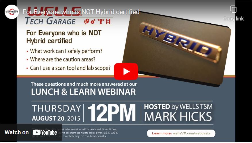 For Everyone who is NOT Hybrid certified, a Wells Tech webinar