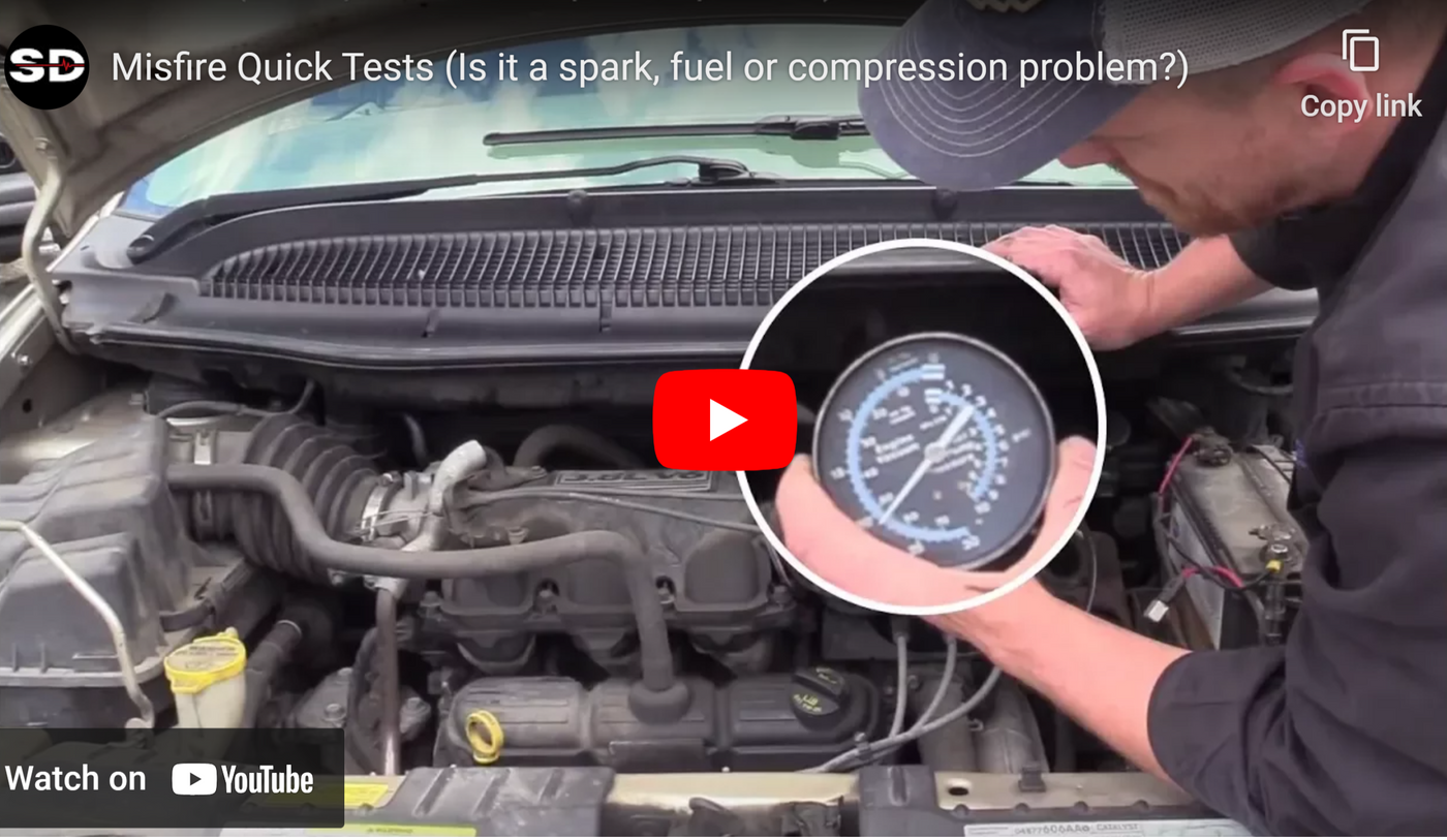 Misfire Quick Tests with ScannerDanner, Is it a spark, fuel or compression problem?