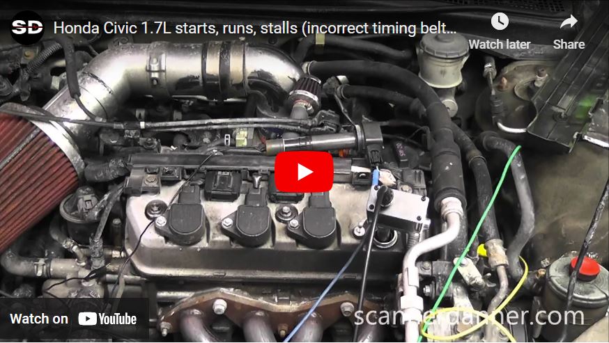 No Start 2001 Honda Civic with ScannerDanner