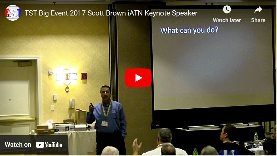TST 2017 Big Event - with keynote by Scott Brown iATN