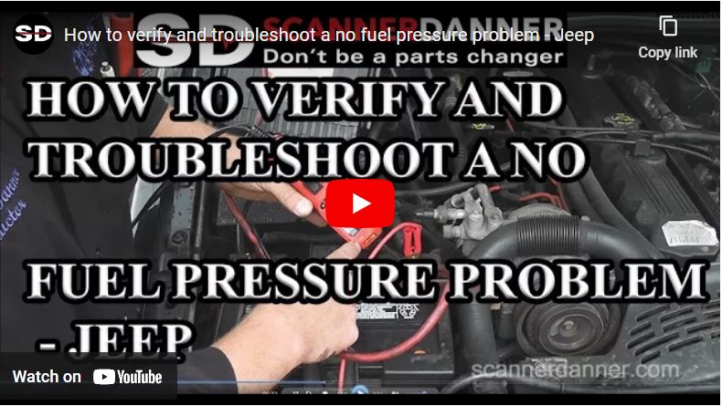 Using the Power Probe IV on a fuel pressure problem, be careful!