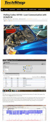Pulling Codes: U0100 = Lost Communication with ECM/PCM