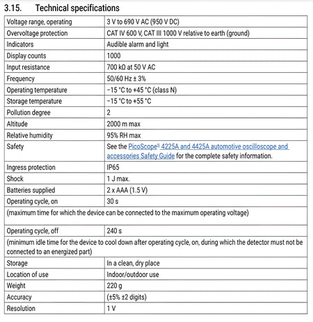 2-Pole Voltage Detector