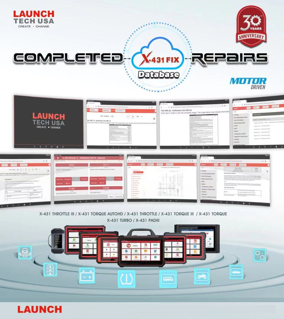 1-year Launch X-431 FIX Auto Software