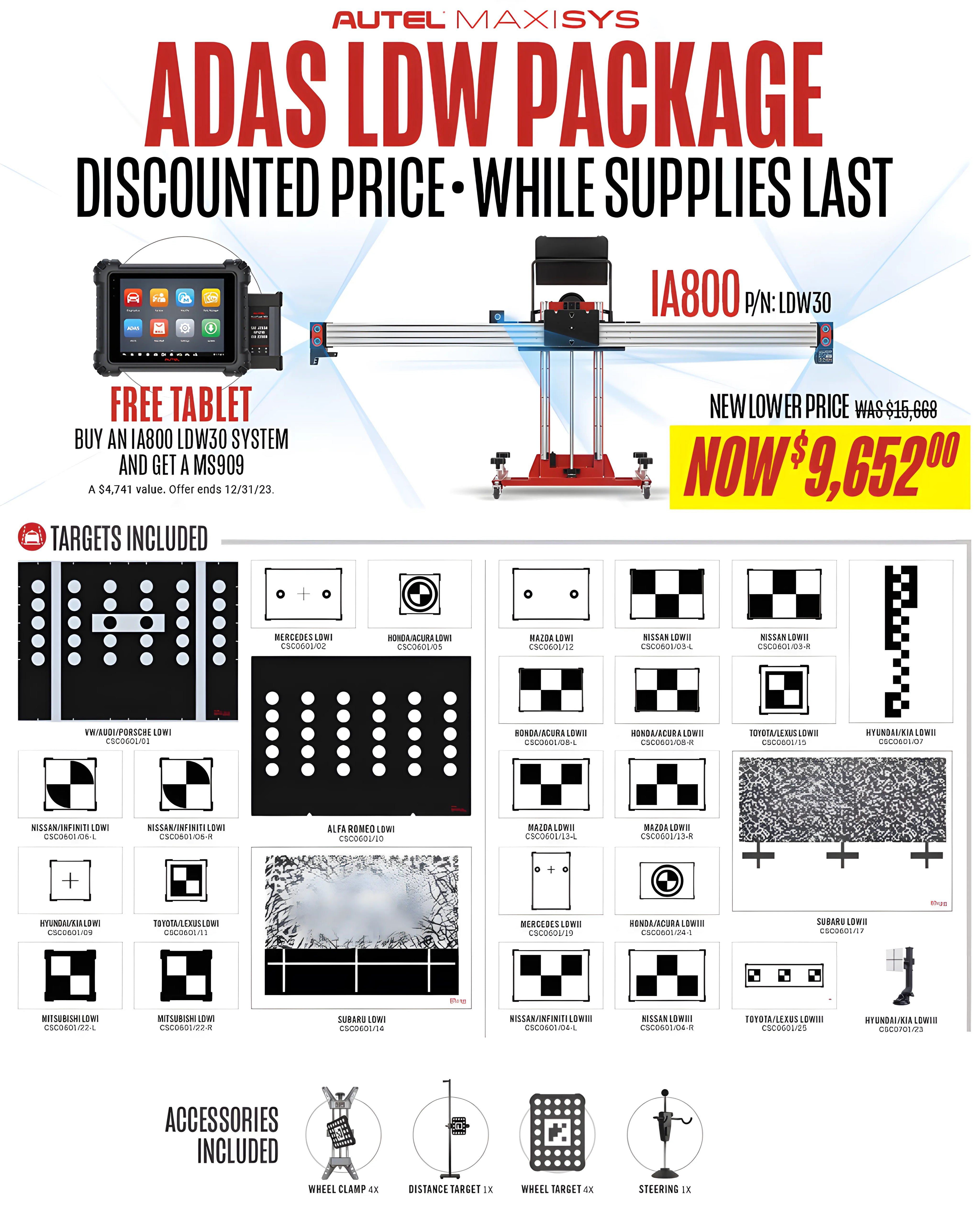 ADAS Lane Departure Warning 3.0 Package with MS909