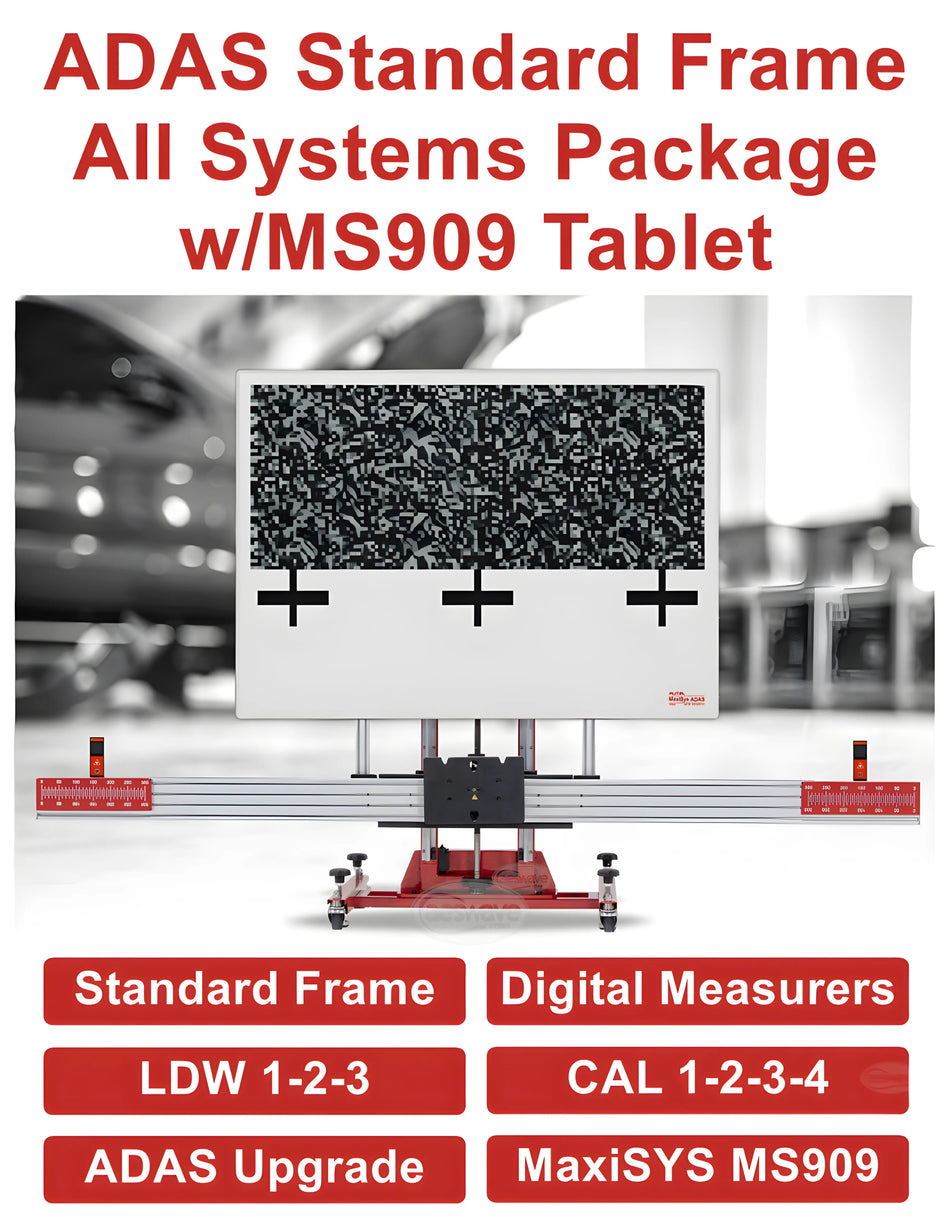 ADAS Standard Frame All Systems T with MaxiSYS 909 Tablet with 1-year Subscription