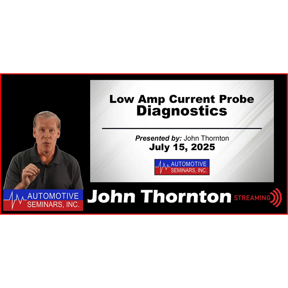 Low Amp Current Probe Diagnostics by John Thornton