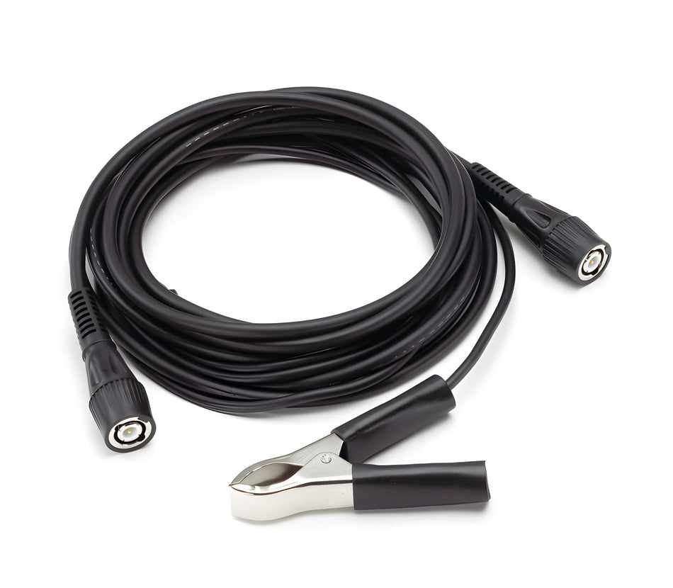 BNC to BNC with Earth Clamp