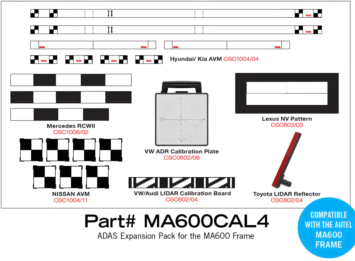 CAL 4 Kit for MA600 Frame