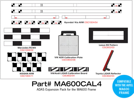 CAL 4 Kit for MA600 Frame