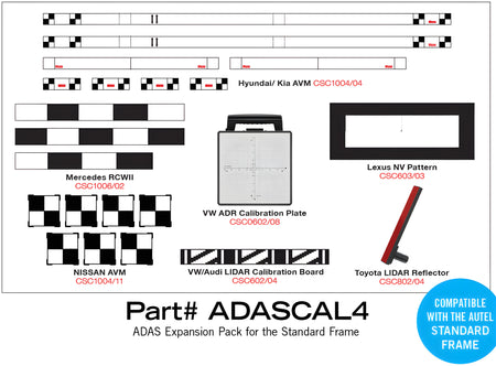CAL 4 Kit for Standard Frame (ADASCAL4)