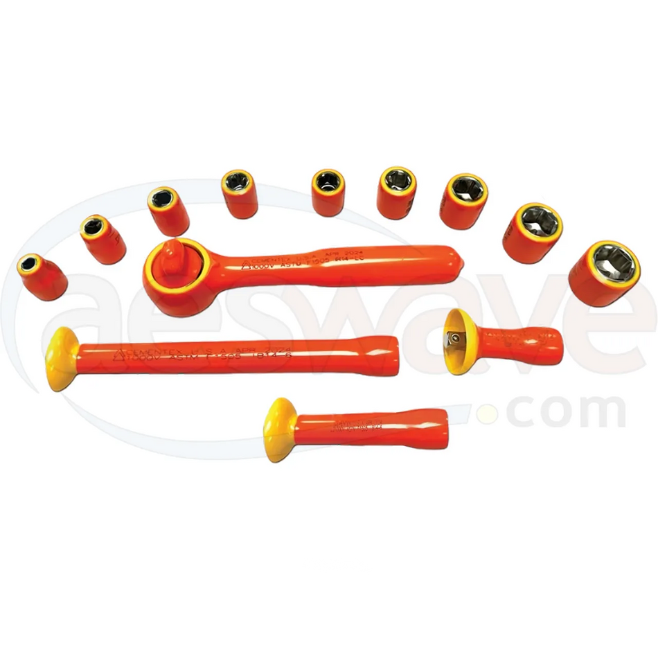 Cementex Hybrid Metric Socket Set: 1/4-inch Drive Metric (iss14-13m)