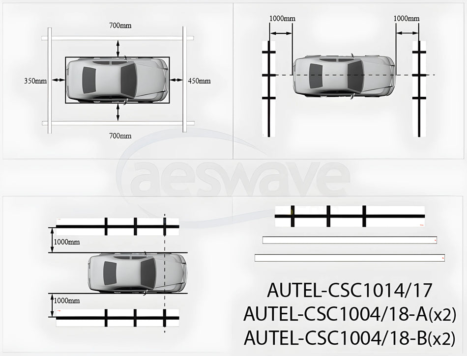 Calibration Mats for Subaru CSC1014-17-18A-18B