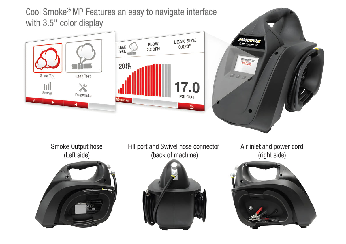 Cool Smoke MP Mulit-pressure Leak Diagnostics System (500-0175)