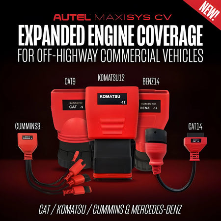 Cummins 8-pin Connector for Autel CV Tablets