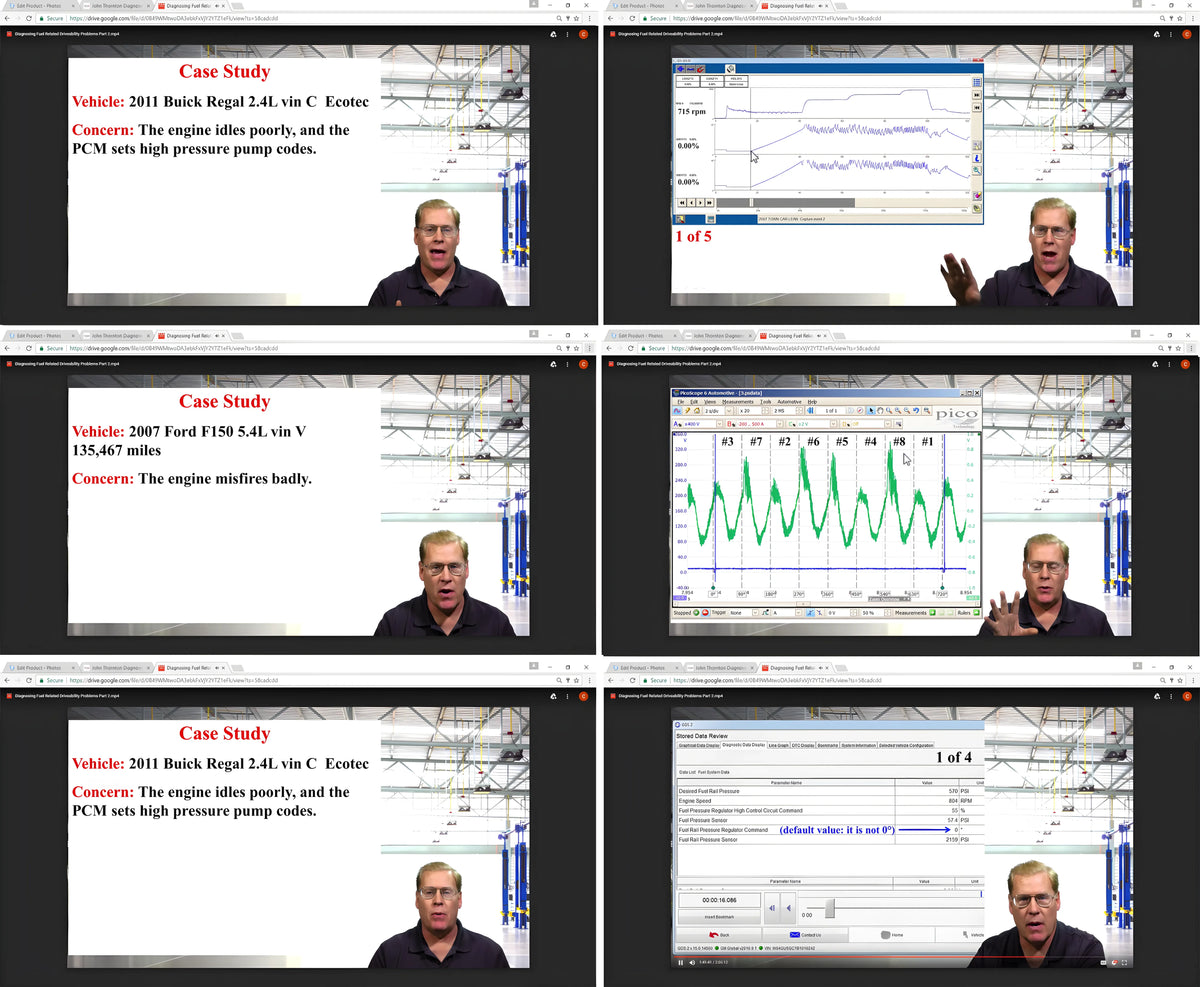 Diagnosing Fuel Related Driveability Problems with Scan Data by John Thornton