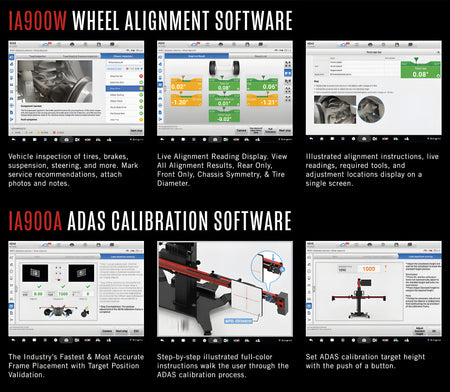 IA900WA Wheel Alignment and ADAS All Systems Package with MSULTRAADAS Tablet