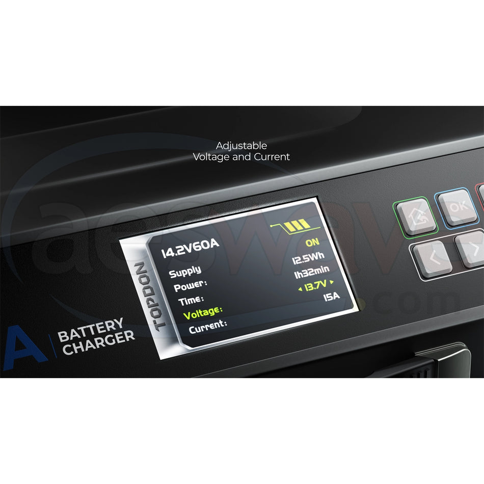 TopDon Tornado 120000 with 16ft Cables, 120A Stable Power Supply