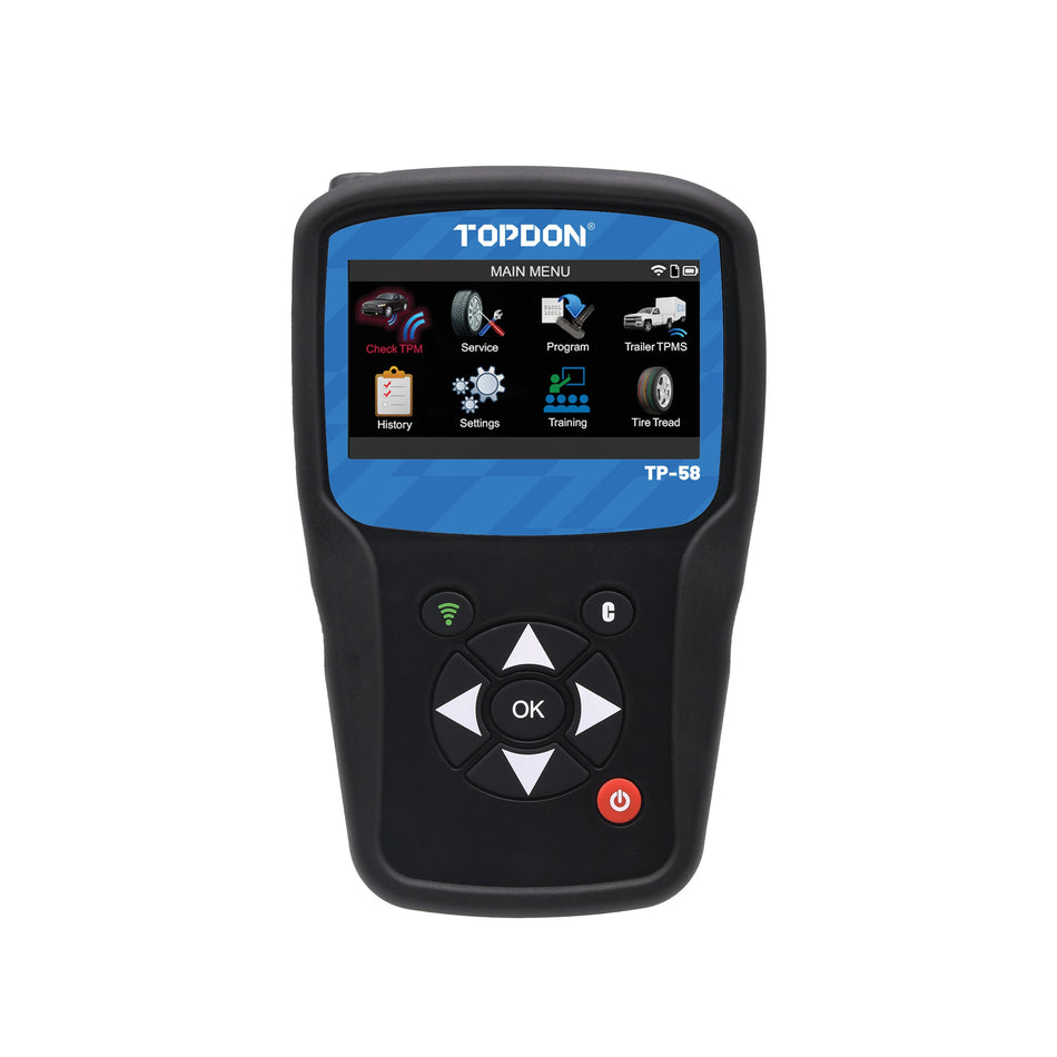 TP58 Advanced TPMS Tool with OBDII, Wi-Fi, 5 Year Updates