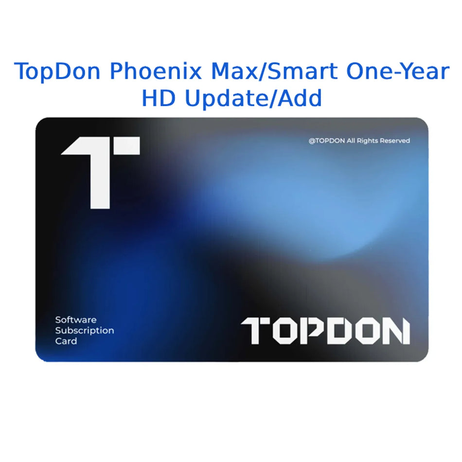 TopDon Phoenix Max/Smart One-Year HD Update/Add (TD52110272)