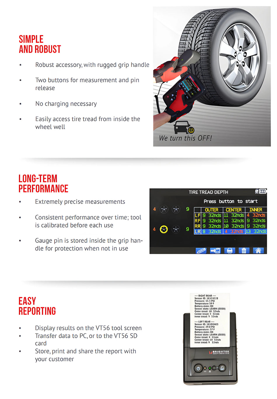 Tire Tread Depth Gauge