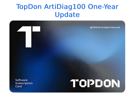 TopDon ArtiDiag100 One-Year Update (AD100UD)