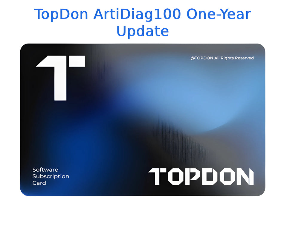 TopDon ArtiDiag100 One-Year Update (AD100UD)