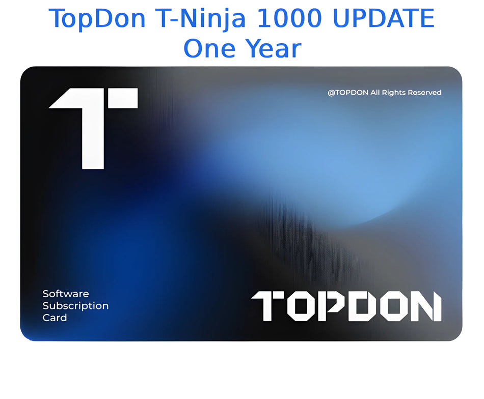 TopDon T-Ninja 1000 UPDATE - One Year (TD52180009)
