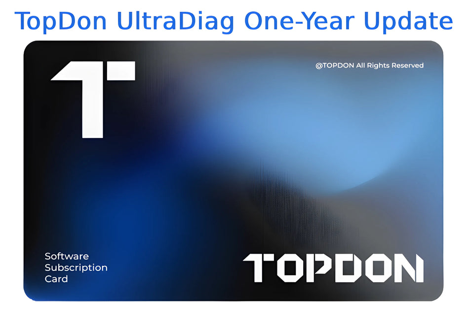 TopDon UltraDiag One-Year Update (TD52160006)