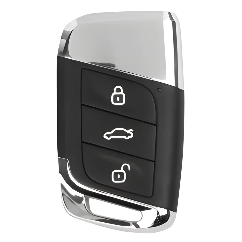 Volkswagen-style 3-button Programmable Premium IKEY Smart Key (IKEYVW3T)