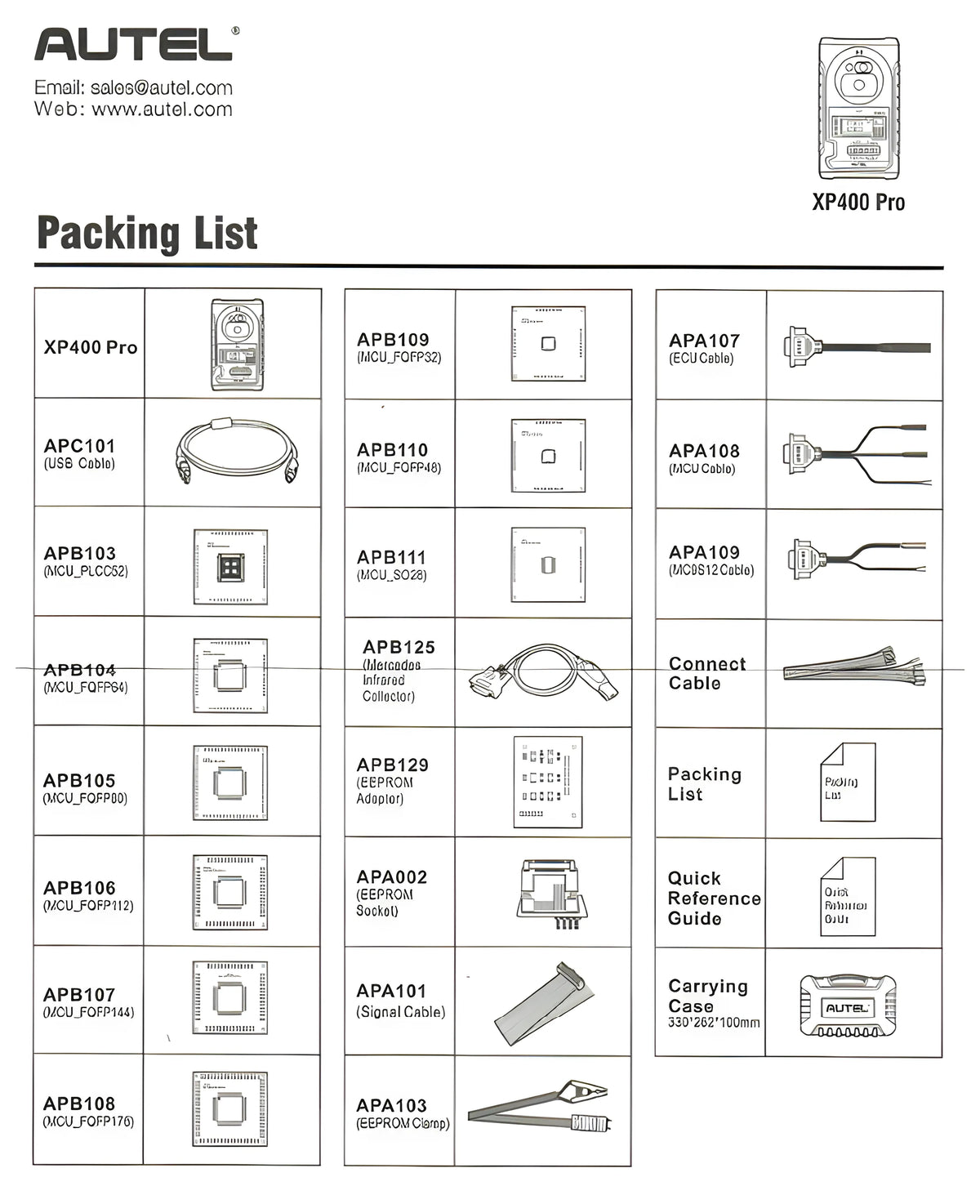 XP400PRO All-in-One Key Programmer