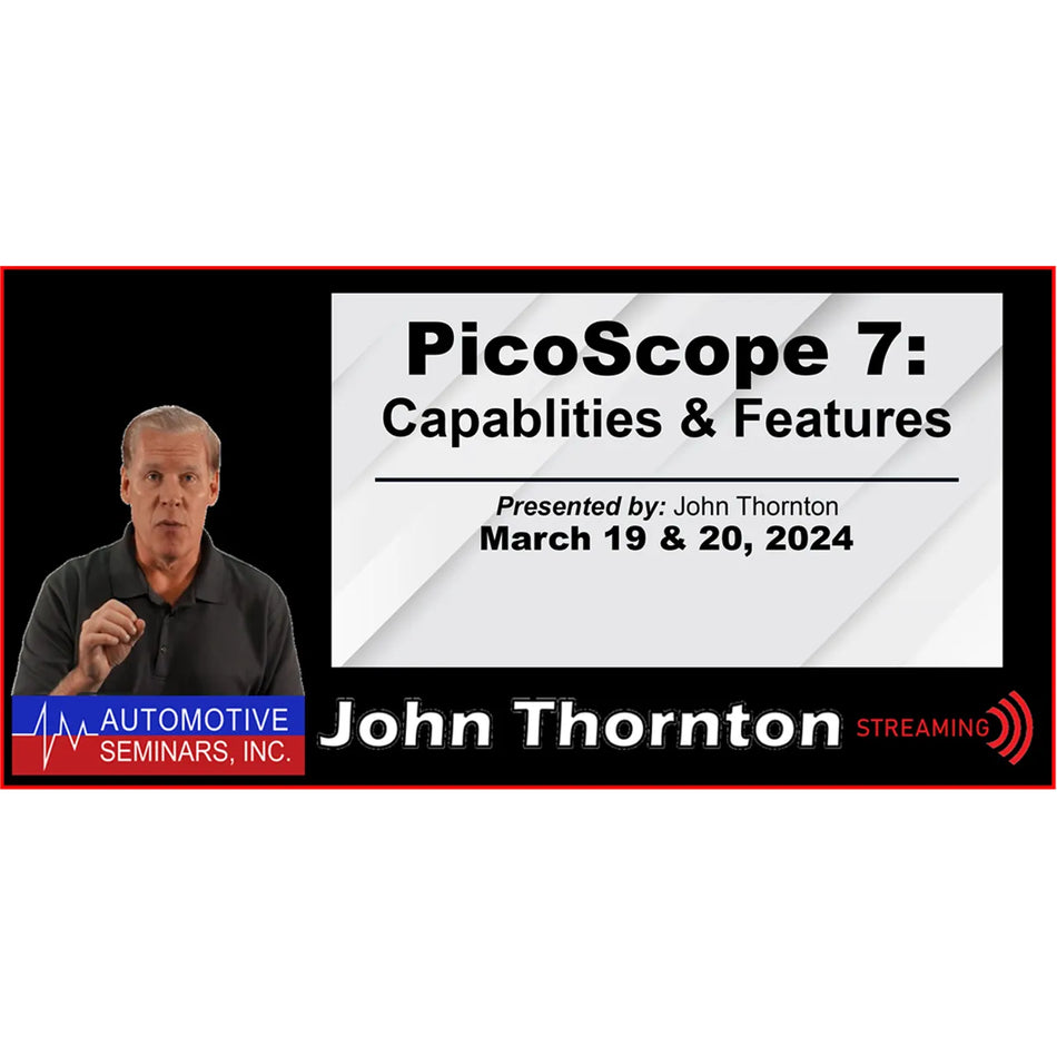 PicoScope 7 Capabilities and Features by John Thornton