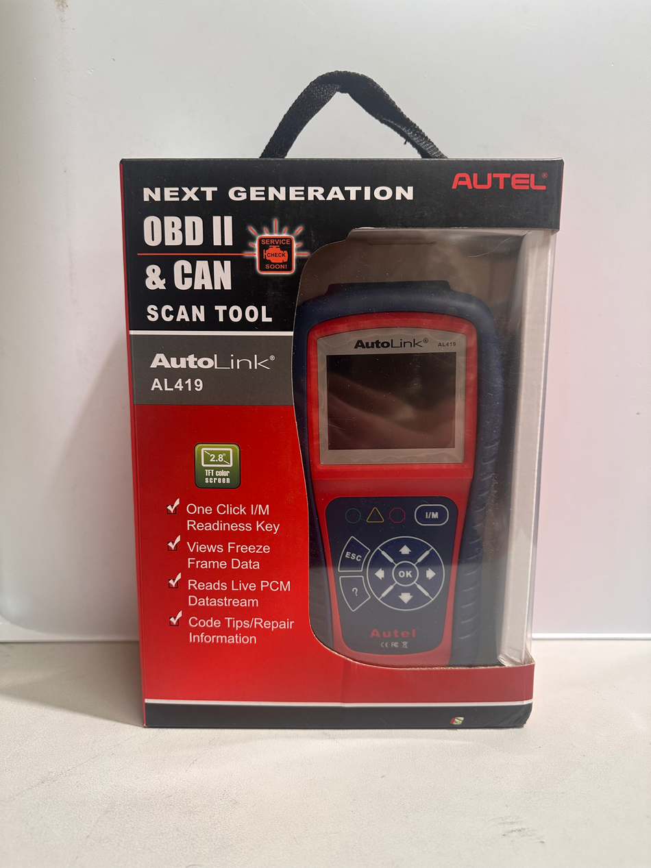 AutoLink AL419 CAN/OBDII Scan Tool w/live data