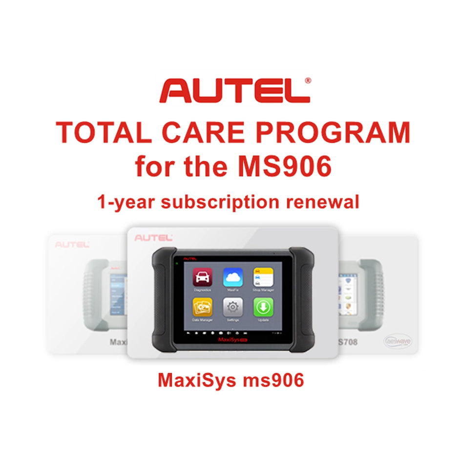 Autel ms906 Total Care Program Subscription for 1-yr