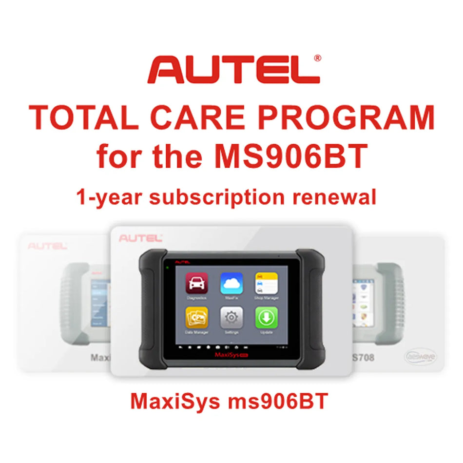 Autel ms906BT Total Care Program Subscription for 1-yr
