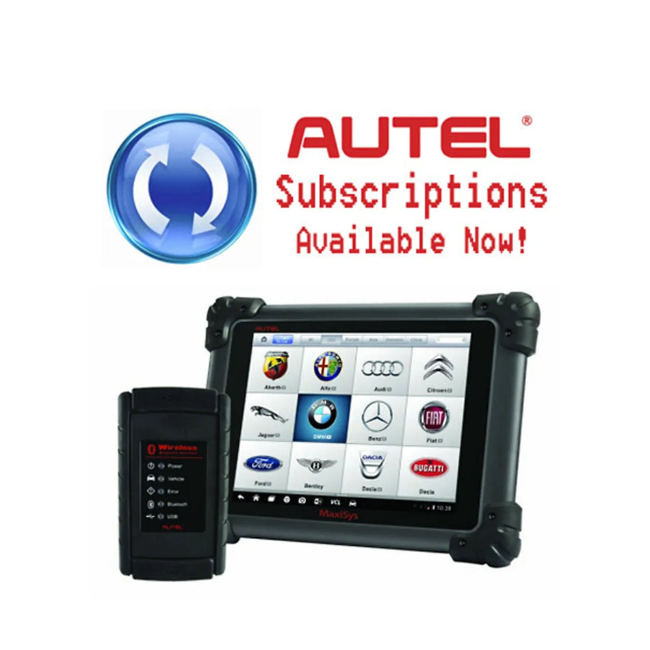 Autel MaxiSYS 1-yr Total Care Program Subscription for ms908 and ms908s