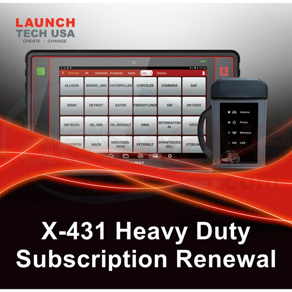 1-year Software Update for X431 Heavy Duty (X431HDSW)