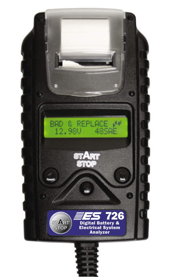 ESI 726 Digital Battery & Electrical System Analyzer with Printer