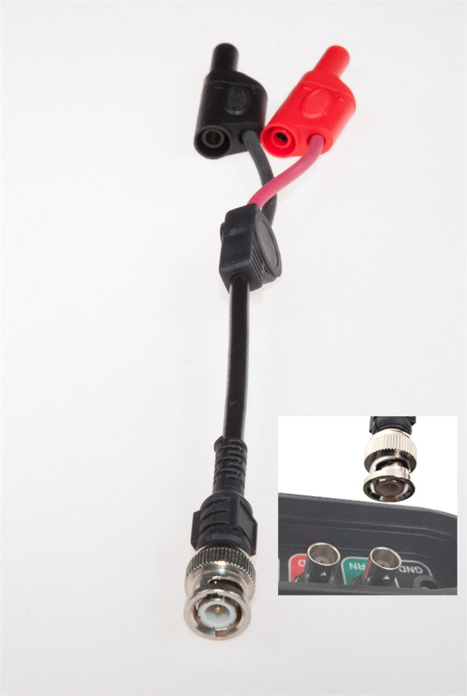 AES Flexible Adapter: Banana Plugs to BNC (Male)