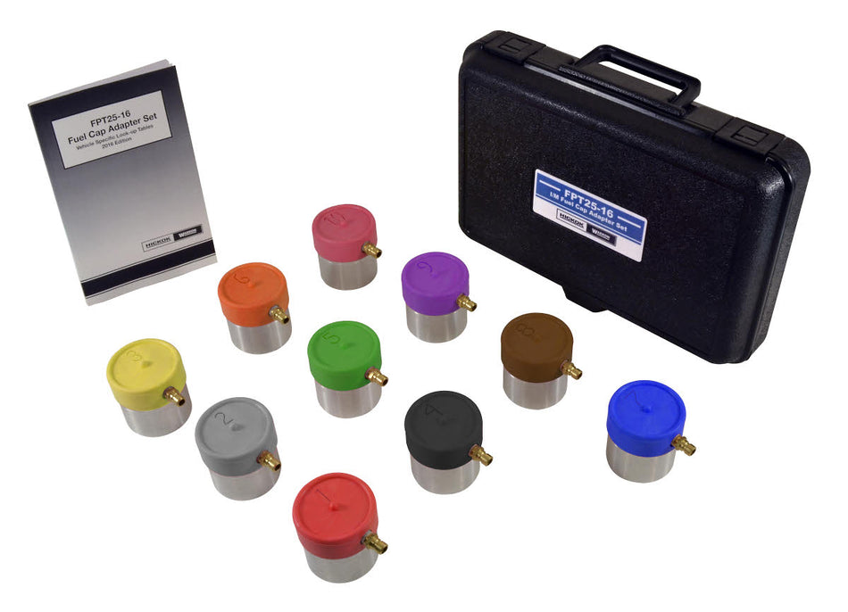 Waekon FPT25-16 - I/M Fuel Cap Adapter Master Set MY2016 (10 Adapters)