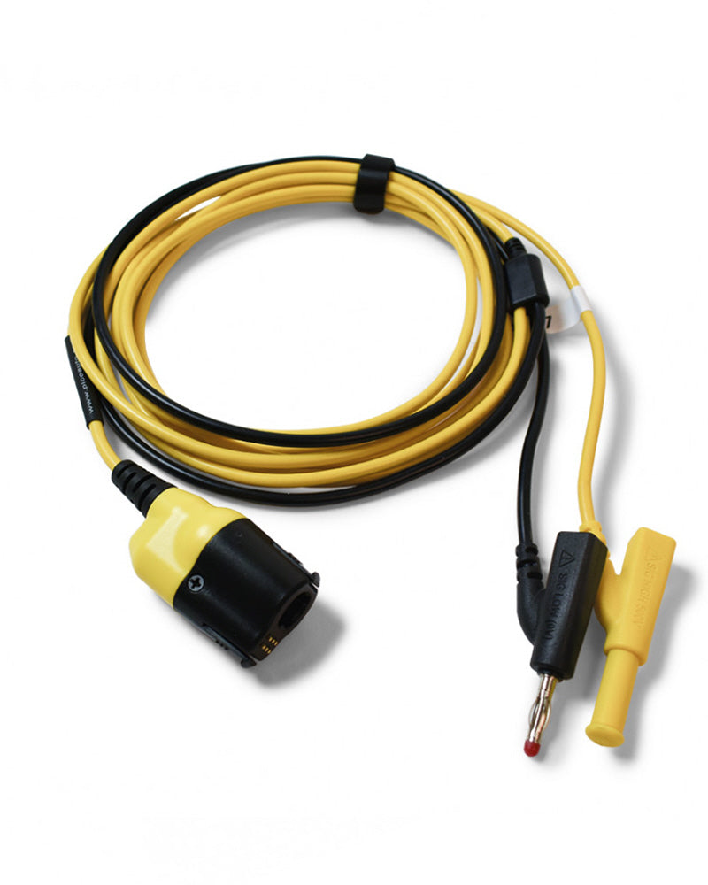 5-meter Test Lead: 4mm Permanent Ground 5m Yellow with PicoBNC+ (TA478)