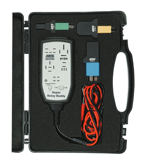 ESI 195 Super Relay Buddy® Pro Kit – 12V Relay Tester + Adapter Set